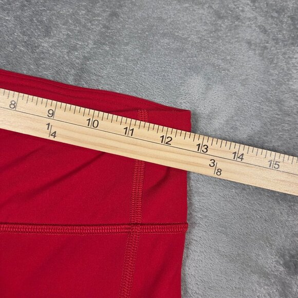Lululemon Pace Rival Crop Womens 4 Dark Red 22" Inseam W6AXMS - Picture 10 of 12
